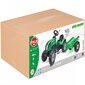 Roheline pedaalidega traktor ja haagis, Falk цена и информация | Poiste mänguasjad | kaup24.ee