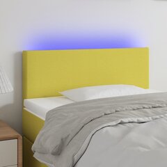 LED-voodipeats, roheline, 90x5x78/88 cm, kangas hind ja info | Voodid | kaup24.ee