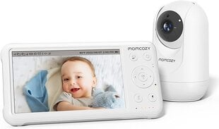 Радионяня MOMCOZY BM01, белая, 1080P, 5000 mAh, экран 5 дюймов цена и информация | Радионяни | kaup24.ee