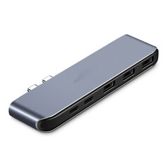 Adapter Ugreen 50775 CM206 5in1 HUB 3USB Thunderbolt3 Type-C et MacBook Pro hind ja info | USB jagajad, adapterid | kaup24.ee