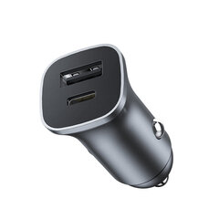 Mini Автомобильное зарядное устройство Ugreen 30780 CD130 2in1 USB Type-C USB-C для Iphone Ipad Android цена и информация | Зарядные устройства для телефонов | kaup24.ee