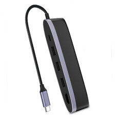 Адаптер Ugreen 50990 CM223 5in1 Type-C До hub 3USB3.0 HDMI PD для MacBook Huawei P30 цена и информация | Адаптеры и USB-hub | kaup24.ee