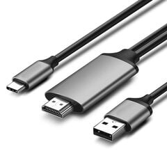 Adapter Ugreen 50544 CM183 Type-C et HDMI USB et iPad Huawei P30 MacBook hind ja info | USB jagajad, adapterid | kaup24.ee