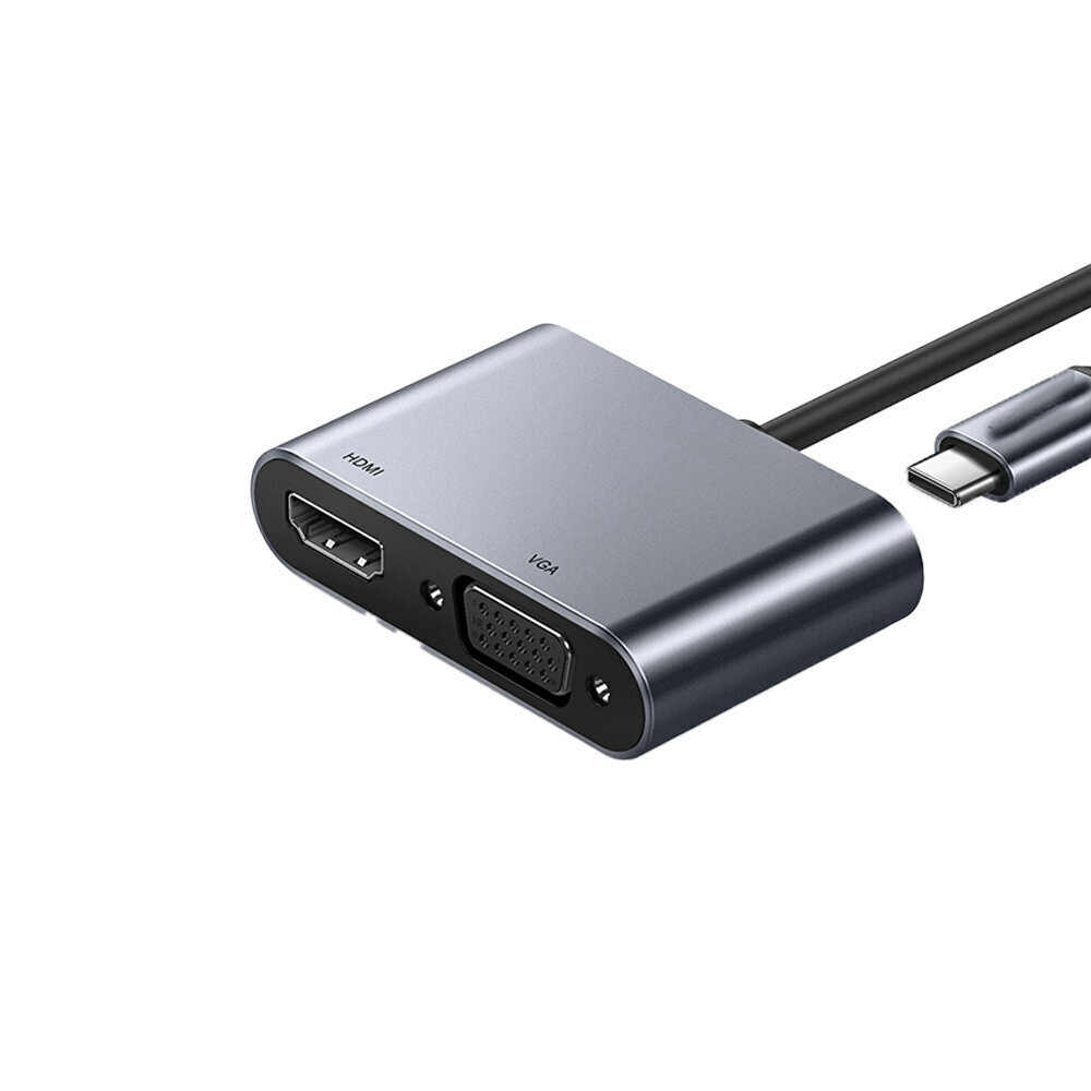 Adapter Ugreen 50505 CM162 Type-C et HDMI VGA PD et iPad Huawei mate30 MacBook цена и информация | USB jagajad, adapterid | kaup24.ee