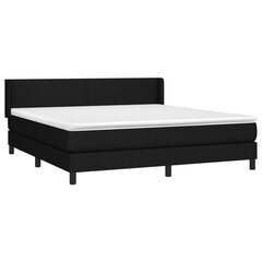 Кровать vidaXL, 160x200 см, черный цена и информация | Кровати | kaup24.ee