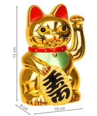 Maneki-Neko, hiina kass, kuldne цена и информация | Другие подарки | kaup24.ee