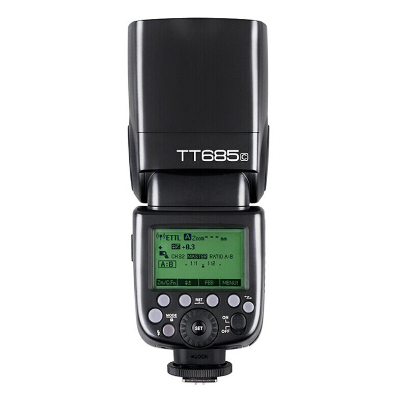 Speedlite kaamera Välklamp TTL Godox TT685C 2.4G 60GN 1 / 8000S et Canon hind ja info | Lisatarvikud fotoaparaatidele | kaup24.ee