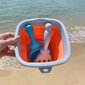 Nelinurkne kokkupandav ämber, oranž, Woopie hind ja info | Mänguasjad (vesi, rand ja liiv) | kaup24.ee