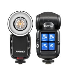 Speedlite Камера вспышка Jinbei HD-2MAX TTL HSS LED 80Ws для Canon Nikon Sony Olympus Panasonic Fujifilm цена и информация | Аксессуары для фотоаппаратов | kaup24.ee