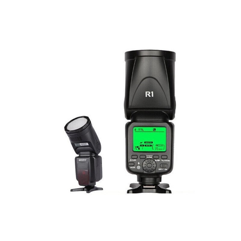 Speedlite kaamera Välklamp Triopo R1-CN 1/8000s 2.4G LCD et Canon Nikon цена и информация | Lisatarvikud fotoaparaatidele | kaup24.ee