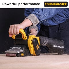 Ленточная шлифовальная машина Tough Master TM-BS76E, 75x457 мм, кабель 3, 800 Вт цена и информация | Шлифовальные машины | kaup24.ee