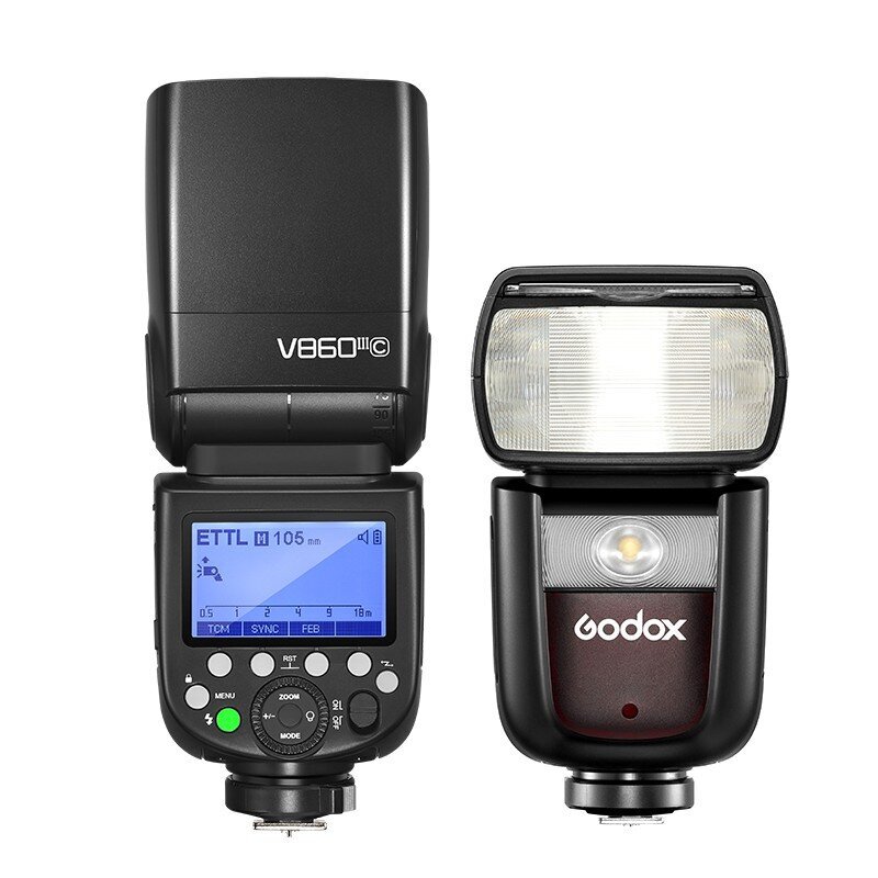 Speedlite kaamera Välklamp Godox V860III-C TTL 2W LED 2600mAh et Canon цена и информация | Lisatarvikud fotoaparaatidele | kaup24.ee