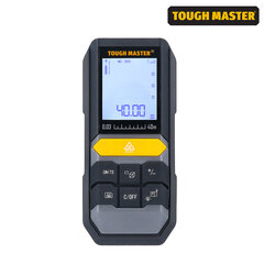 Лазерный дальномер Tough Master® TM-LDM40, 40 м цена и информация | Измерители (температура, влажность, pH) | kaup24.ee