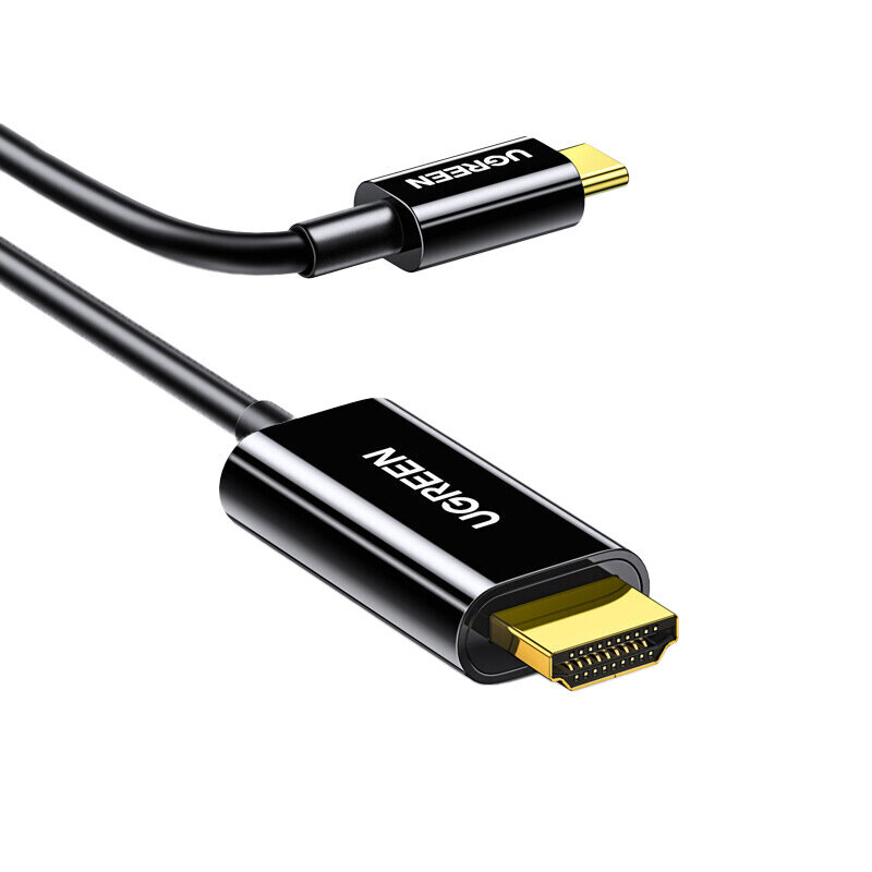 Adapter Ugreen 50503 MM121 Type-C et HDMI Must hind ja info | Kaablid ja juhtmed | kaup24.ee