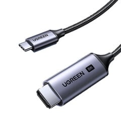 Адаптер Ugreen 90451 CM565 Type-C До HDMI2.1 серый цена и информация | Кабели для телефонов | kaup24.ee