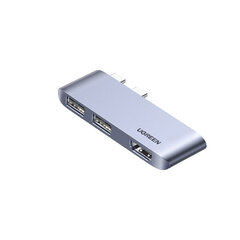 Адаптер Ugreen 10914 CM415 3in1 Type-C До HDMI 2USB3.1 для MacBookPro/Air цена и информация | Адаптеры и USB-hub | kaup24.ee