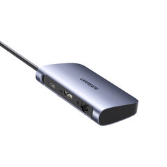 Adapter Ugreen 50852 CM212 7in1 Type-C et PD100W HDMI 1000mbps 2USB3.0 SD/TF et HUAWEI Mate40/P50 Samsung S20 цена и информация | Адаптеры и USB-hub | kaup24.ee