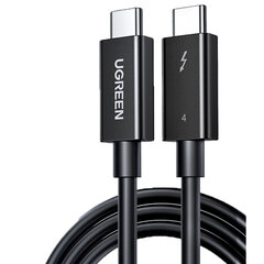 Adapter Ugreen 30389 Type-C et 5A 0.8m PD100W Thunderbolt4 40Gbps PVC et HUAWEI Mate40/P50 Samsung S20 цена и информация | Кабели для телефонов | kaup24.ee