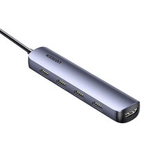 Adapter Ugreen 20197 CM417 4in1 Type-C et HUB HDMI 4USB3.0 et HUAWEI Mate40/P50 Samsung S20 цена и информация | Адаптеры и USB-hub | kaup24.ee
