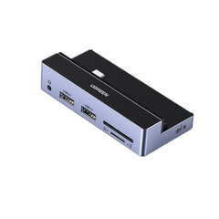 Adapter Ugreen 70687 CM317 6in1 Type-C et AUX 3.5mm 2USB3.0 SD/TF PD100W et iPadPro цена и информация | Адаптеры и USB-hub | kaup24.ee