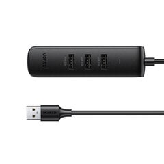 Адаптер Ugreen 20984 CM416 USB До 3USB 100mbps цена и информация | Адаптеры и USB-hub | kaup24.ee