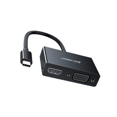 Адаптер Ugreen 50251 Type-C До HDMI VGA для HUAWEI Mate40/P50 Samsung S20 цена и информация | Адаптеры и USB-hub | kaup24.ee