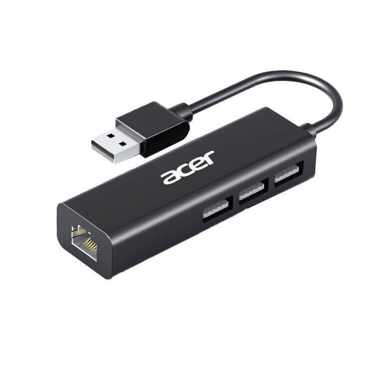 Adapter Acer A401-BS 4in1 USB et 100mbps 3USB2.0 ABS цена и информация | USB jagajad, adapterid | kaup24.ee