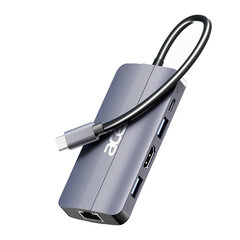 Адаптер Acer HY41-T6 5in1 Type-C До 2USB PD HDMI 100mbps для HUAWEI Mate40/P50 Samsung S20 цена и информация | Адаптеры и USB-hub | kaup24.ee