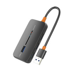 Адаптер Erazer HA04 4in1 USB До 4USB3.0 ABS 0.15m цена и информация | Адаптеры и USB-hub | kaup24.ee