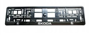 Рамка для автомобильного номера Škoda (1 шт.) цена и информация | Lisaseadmed | kaup24.ee