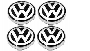 Колпаки колесные VW 60мм/56мм 4шт (комплект) цена и информация | Дополнительные принадлежности | kaup24.ee
