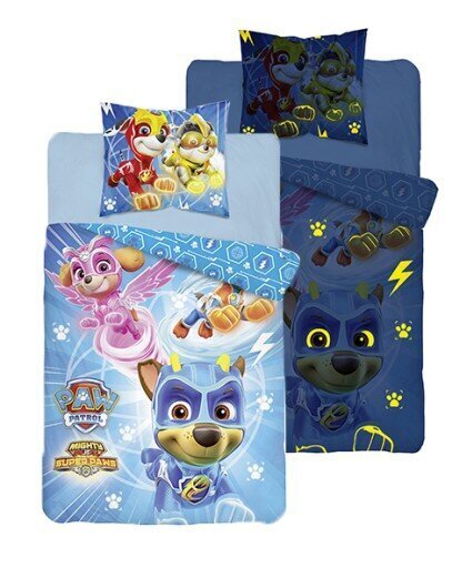 Glow in the dark voodipesukomplekt 160x200 Paw Patrol hind ja info | Beebide ja laste voodipesu | kaup24.ee