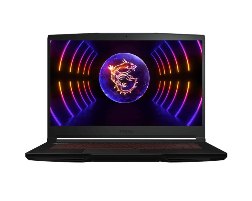 Notebook|MSI|Thin GF63 12VE|CPU i5-12450H|2000 MHz|15.6&quot;|1920x1080|RAM 16GB|DDR4|3200 MHz|SSD 512GB|NVIDIA GeForce RTX 4050|6GB|ENG|Windows 11 Home|Black|1.86 kg|GF63THIN12VE-014NL hind ja info | Sülearvutid | kaup24.ee