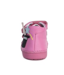 Кожаные  ботинки для девочек D.D.STEP.
S066-348.
Pink. цена и информация | Детские сапоги | kaup24.ee