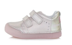 Кожаные  ботинки для девочек D.D.STEP.
S068-359M.
Metallic Pink. цена и информация | Детские сапоги | kaup24.ee