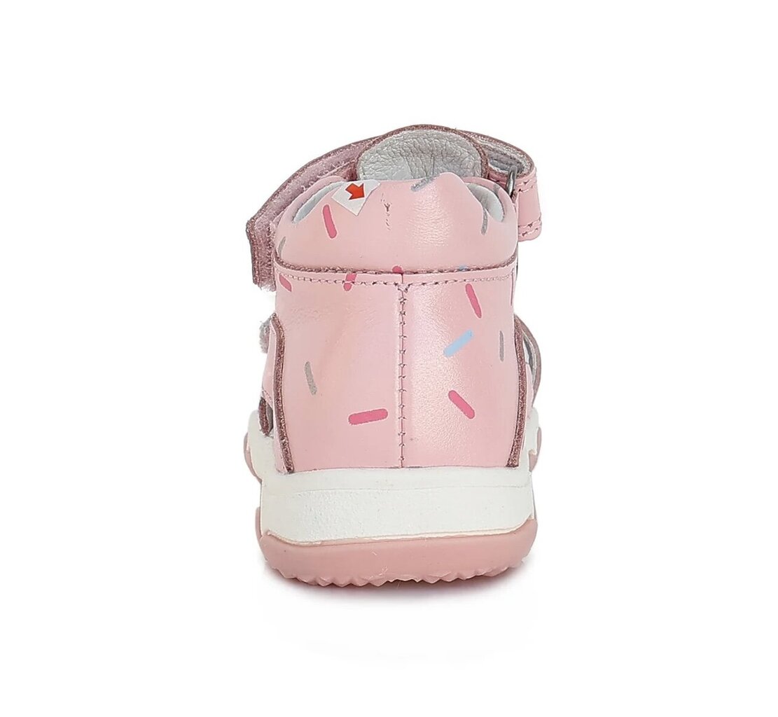 Nahast sandaalid tüdrukutele D.D.STEP .G064-317AM.Baby Pink. hind ja info | Laste sandaalid | kaup24.ee