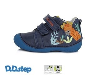 Nahast saapad poistele D.D.STEP.S015-359A.Royal Blue. hind ja info | Laste saapad | kaup24.ee