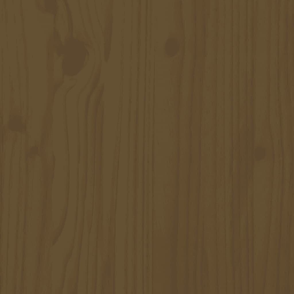 vidaXL pesukast, meepruun, 88,5 x 44 x 66 cm, männipuit цена и информация | Vannitoa sisustuselemendid ja aksessuaarid | kaup24.ee