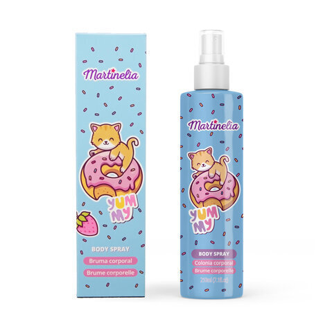 Puuviljalõhnaline kehasprei lastele Martinelia Body Spray Yummy, 210 ml hind ja info | Laste ja ema kosmeetika | kaup24.ee