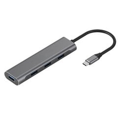 Adapter USB Type-C - 4 x USB 3.0 цена и информация | Адаптеры и USB-hub | kaup24.ee