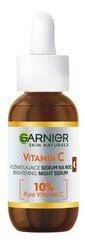 10% puhta C-vitamiini ja hüaluroonhappega ööseerum Vitamin C, 30 ml цена и информация | Сыворотки для лица, масла | kaup24.ee