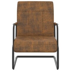 vidaXL konsooldisainiga tool, pruun, kangas hind ja info | Tugitoolid | kaup24.ee