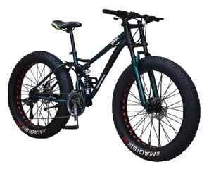 Мужской горный велосипед Louke Fat Bike X-treme, 26", черный цена и информация | Велосипеды | kaup24.ee