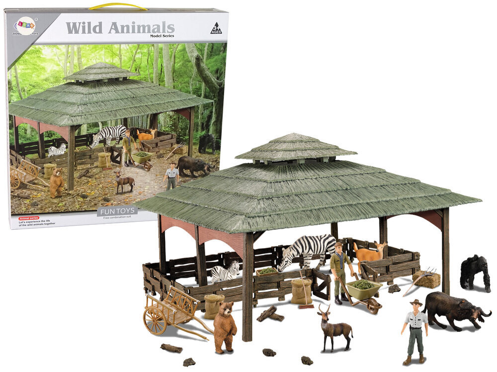 Lean Toys Wild Animals komplekt цена и информация | Poiste mänguasjad | kaup24.ee