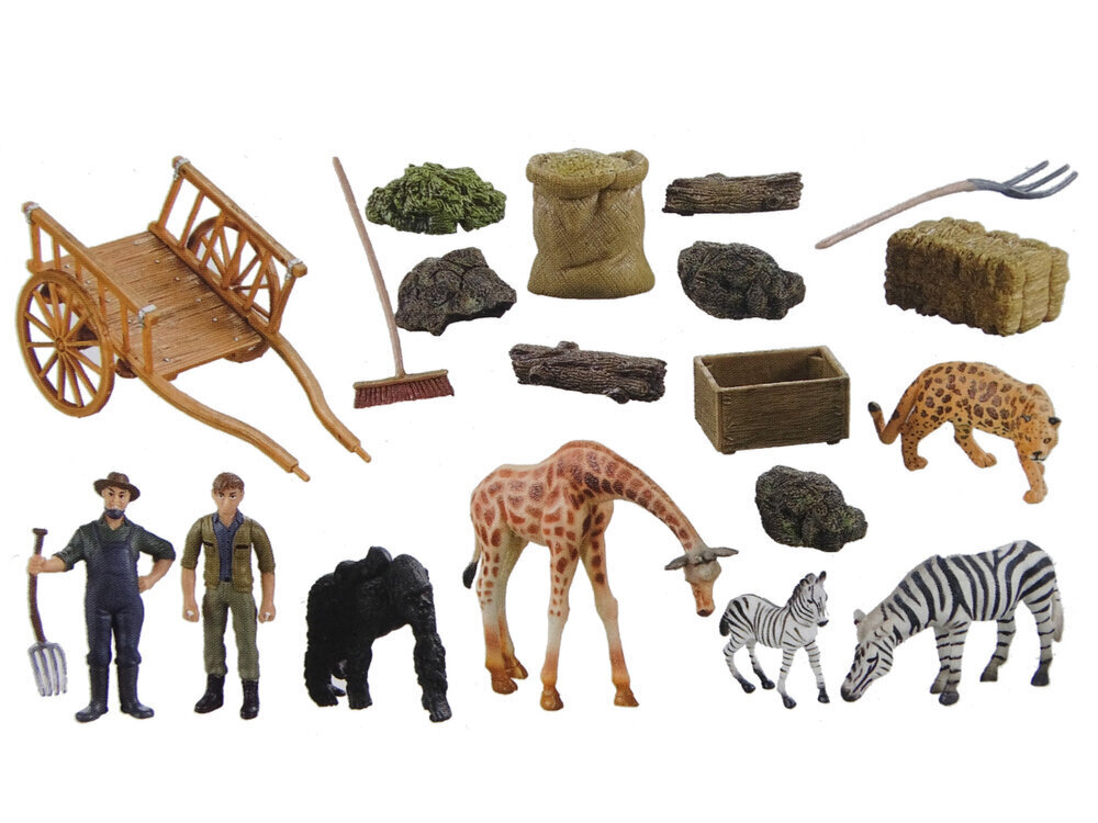 Lean Toys Wild Animals komplekt цена и информация | Poiste mänguasjad | kaup24.ee