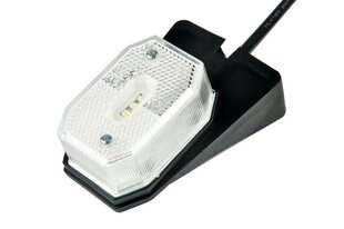 Белый габаритный фонарь прицепа LED FT-001 BI Fristom цена и информация | Прицепы и их запчасти | kaup24.ee