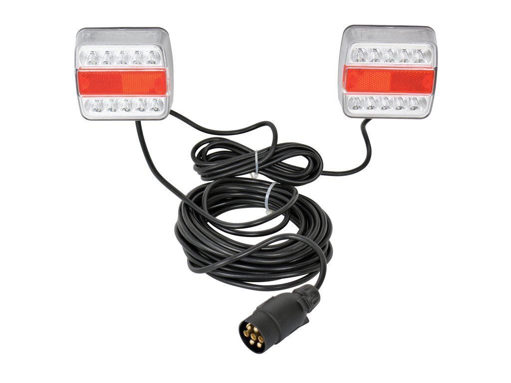 Haagise tuled komplekt magnetika LED 12V E11 CARPOINT 0440021 hind ja info | Haagised ja varuosad | kaup24.ee