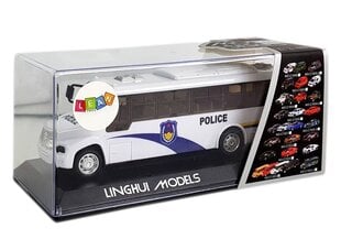 Игрушечный полицейский автобус, белый цена и информация | Игрушки для мальчиков | kaup24.ee