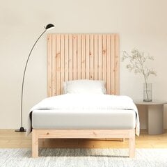 vidaXL seinale kinnitatav voodipeats, 108x3x110 cm, männipuit hind ja info | Voodid | kaup24.ee