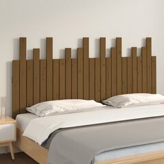 vidaXL seinale kinnitatav voodipeats, meepruun, 159,5x3x80cm männipuit hind ja info | Voodid | kaup24.ee